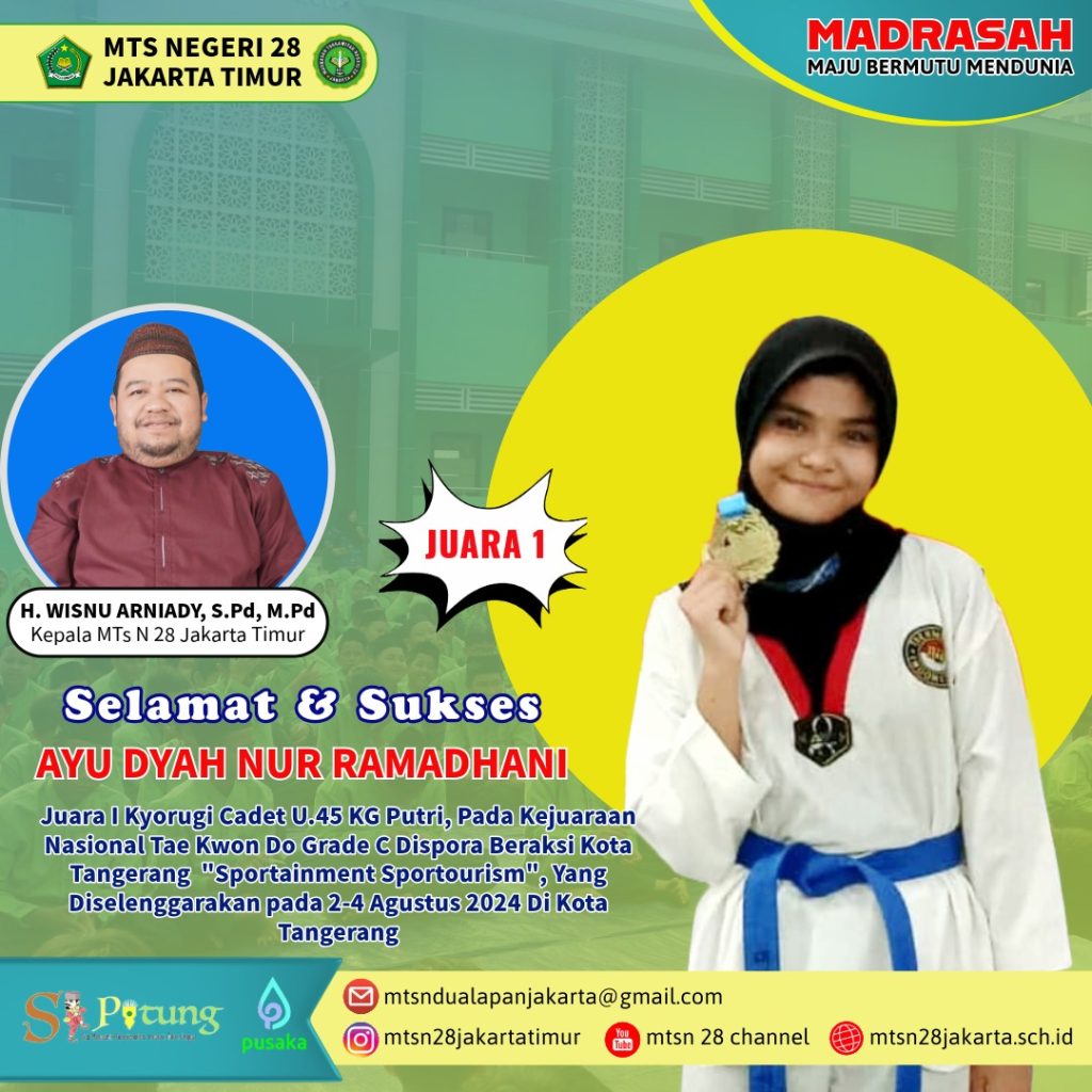 KEJUARAAN NASIONAL TAE KWON DO GRADE C DISPORA BERAKSI KOTA TANGERANG “SPORTAINMENT SPORTOURISM”