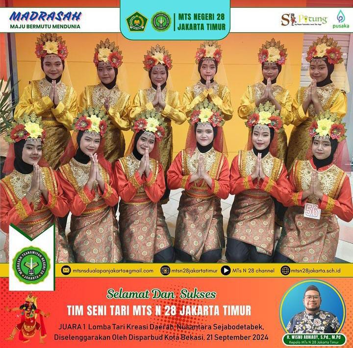 JUARA 1 Lomba Tari Kreasi Daerah Nusantara Se-Jabodetabek